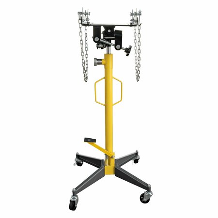 Ranger Compact Upright Transmission Jack, Max lift capacity of 1,100 lbs, 24in base RTJ-1100